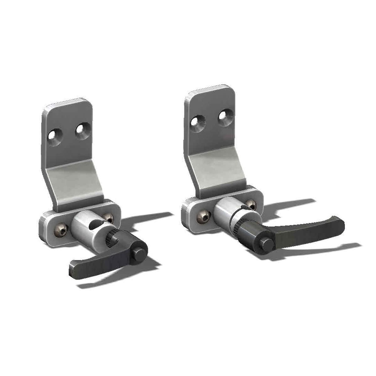 Pair of clamps for OV2 3 sections (with foldable leg rest) width 70cm