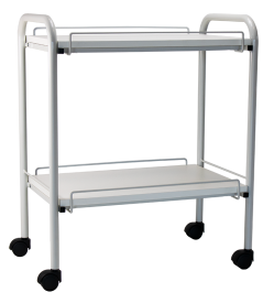 2 trays trolley