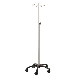 Infusion stand with 4 stainless steel hooks