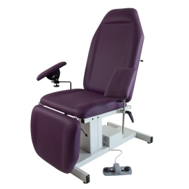 Electric blood chair 3 sections, non-rotative, with blood test splints