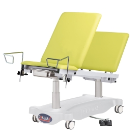 Examination couch width 80cm, multifunction pedal