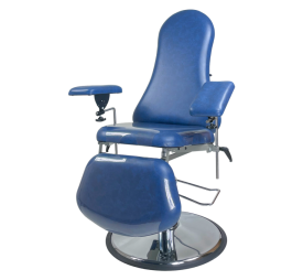 Rotativ blood sampling chair, hydraulic height adjustment, colour SAINT LAURENT