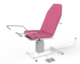 Gynaecological chair 2 sections, with stirrups
