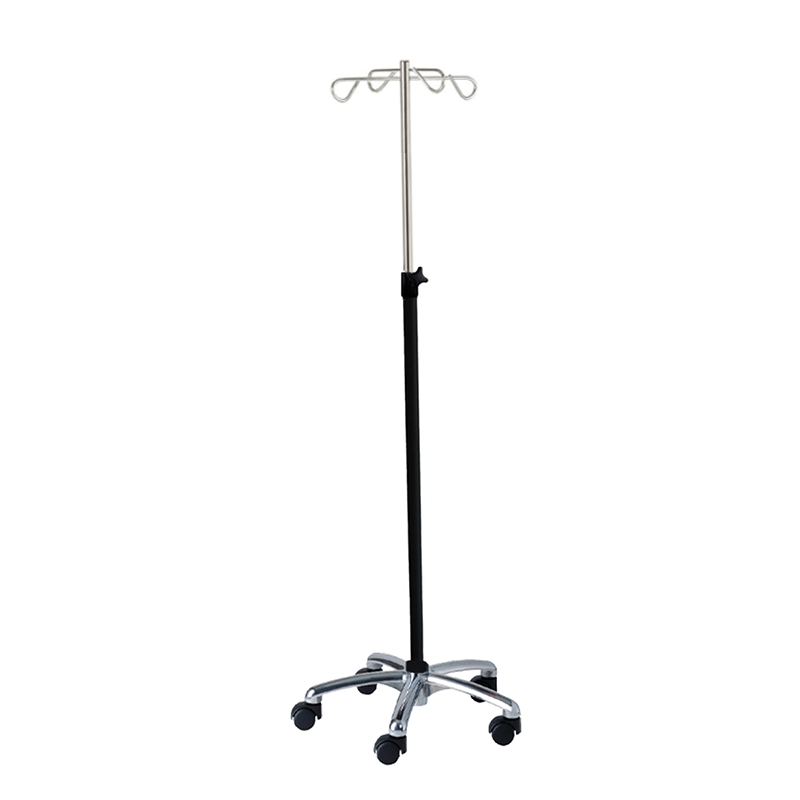 Infusion stand with 4 stainless steel hooks