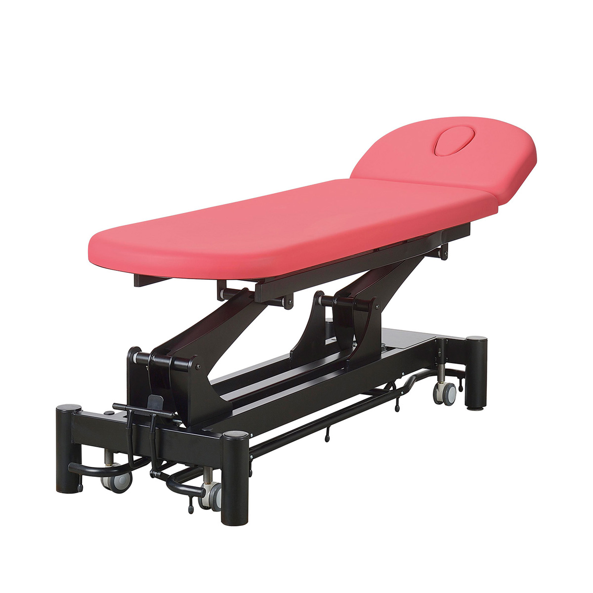 Physio/Osteo table 2 sections, with face hole, all around foot controller