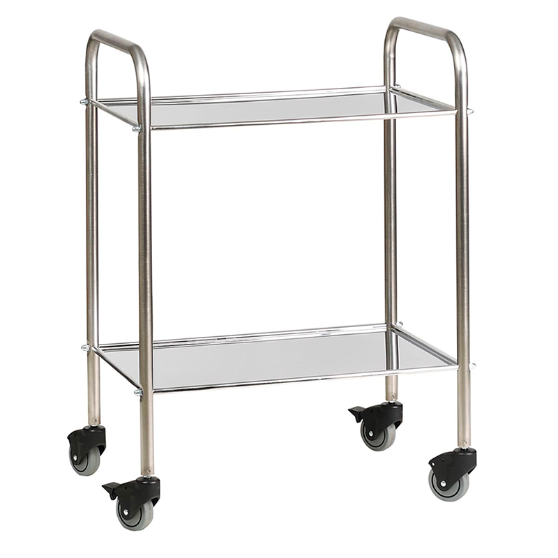 2 trays trolley