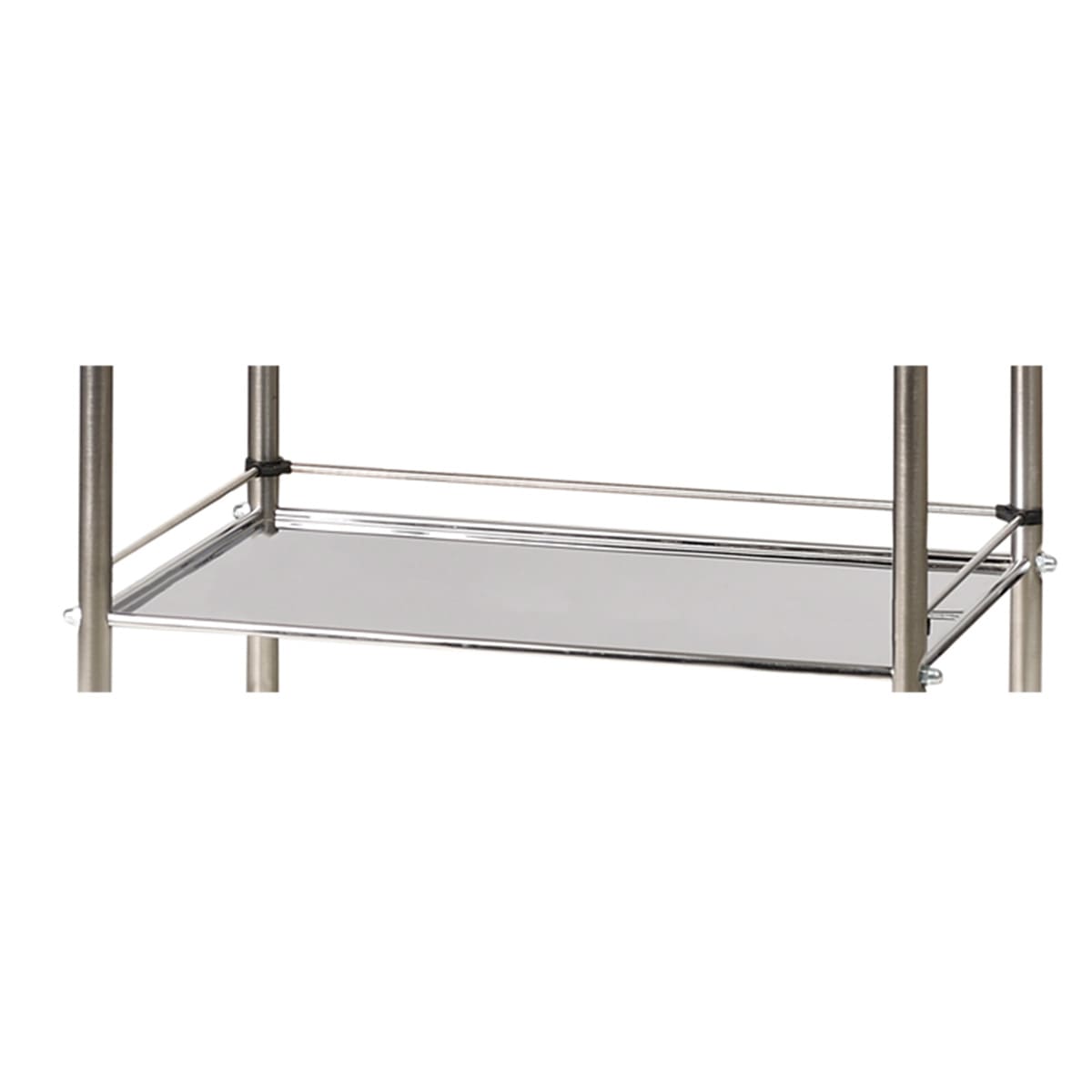 Jeu de 3 galeries inox pour plateau 600x400