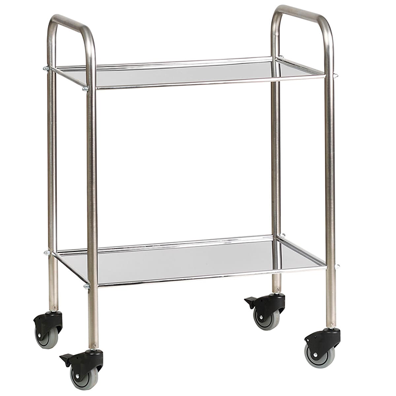 2 trays trolley