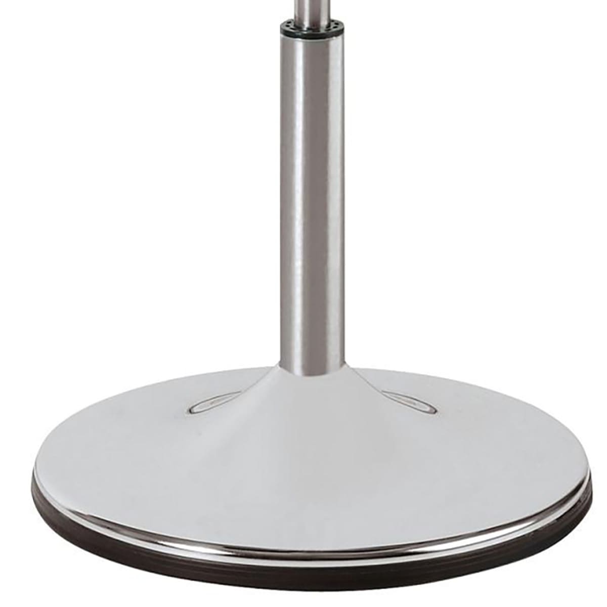 Base on round chromed base diam. 38cm (removes 1cm at height)