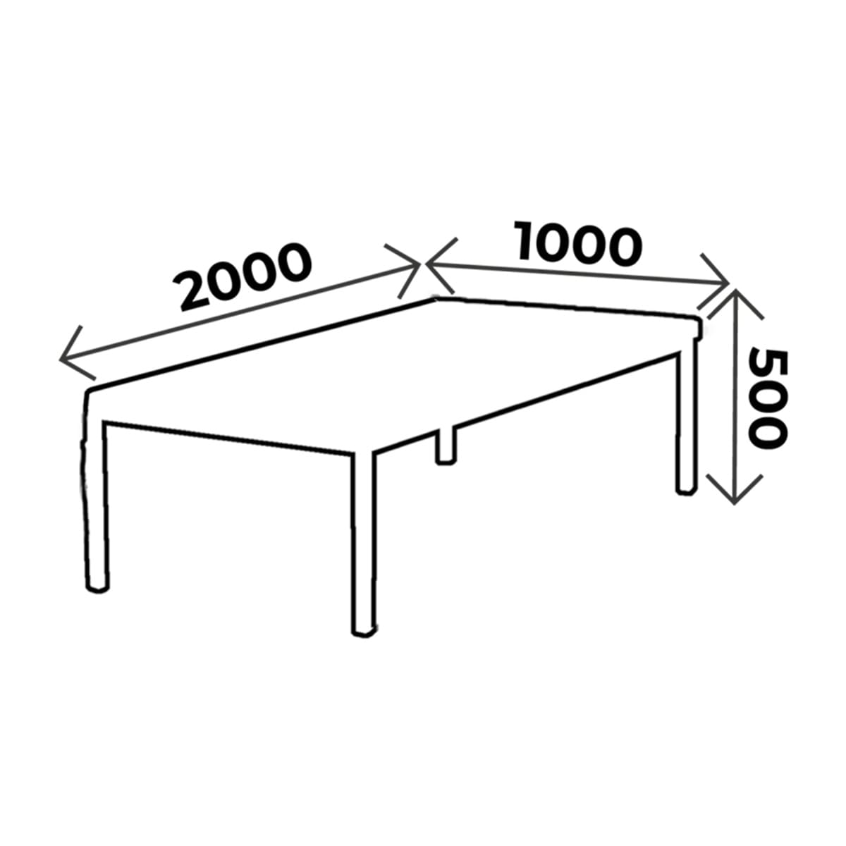 BOBATH Osteo and Physio table, height 50cm