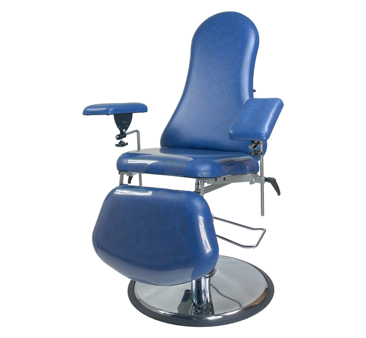 LUVIA14T - Fauteuil de prélèvement rotatif, hauteur variable hydraulique, coloris SAINT LAURENT