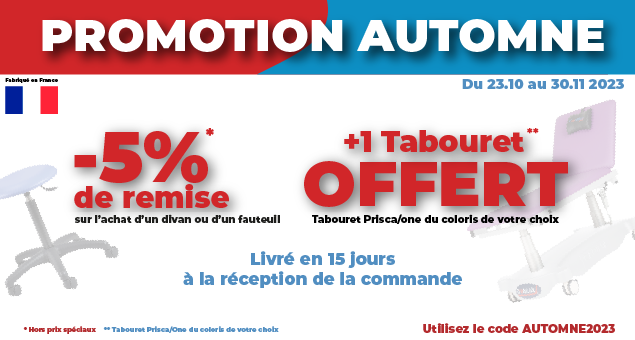 OFFRE PROMOTIONNELLE D'AUTOMNE !