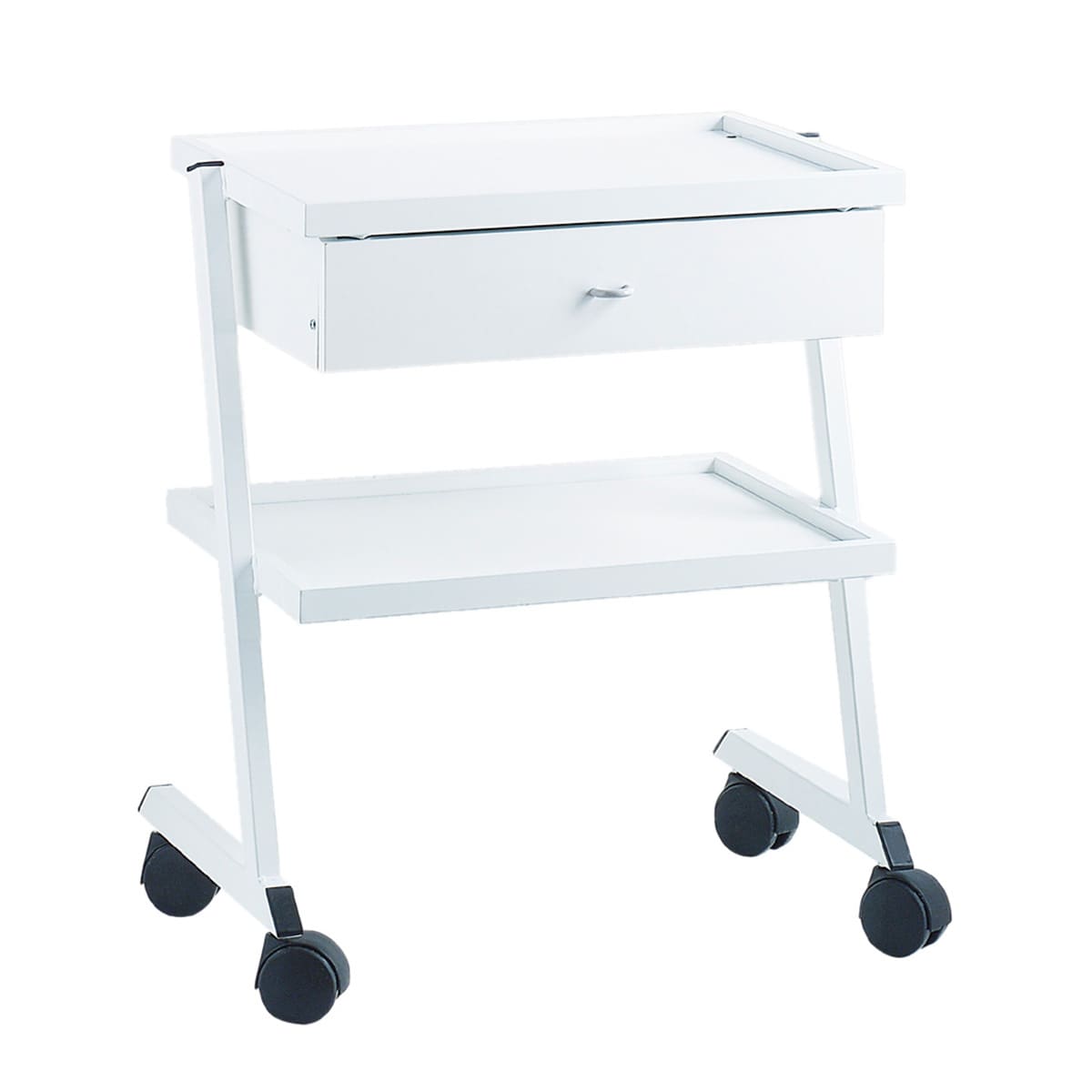 2 trays and 1 drawer trolley