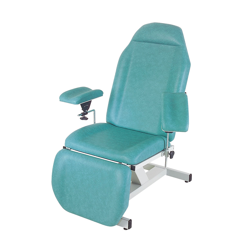 Blood chair height 67cm, 3 sections, non-rotative, with blood test splints